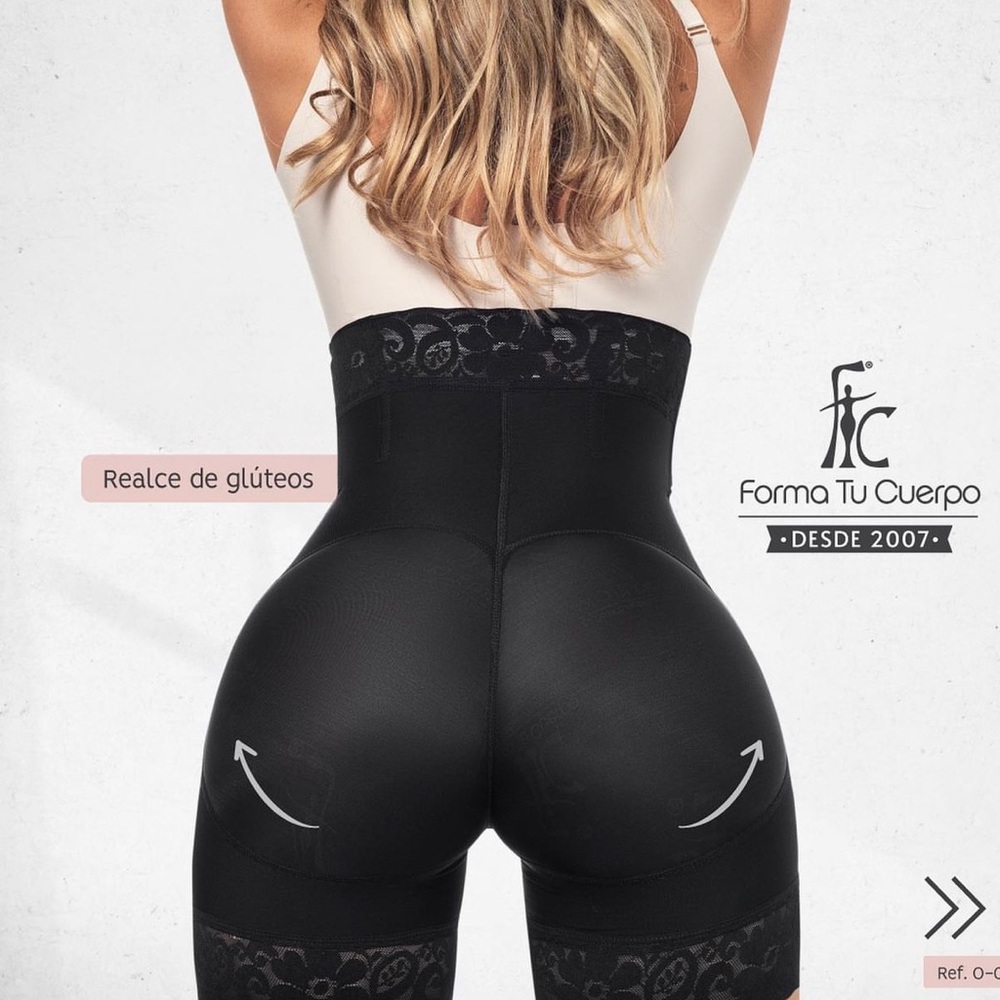 Faja Colombiana Forma tu cuerpo Short Girdle Butt lift tummy tuck zipper O-070 - Picture 2 of 13